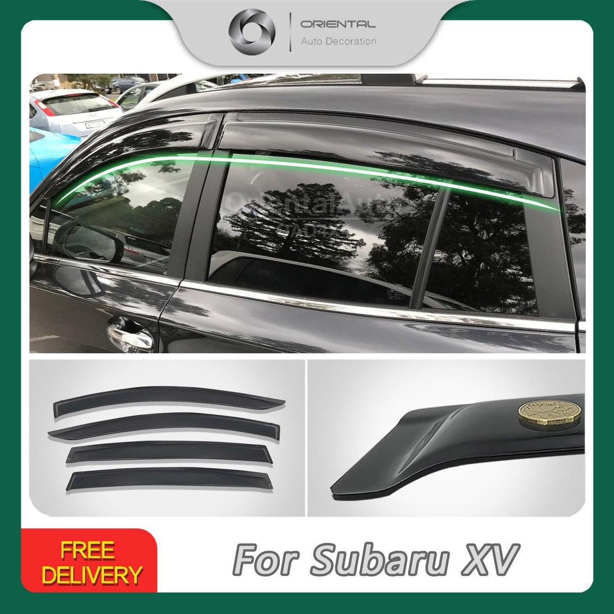 Weather Shields for Subaru XV G5X 2017-Onwards