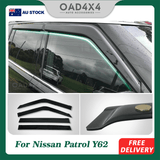 Weather Shields for Nissan Patrol Y62 2012-Onwards