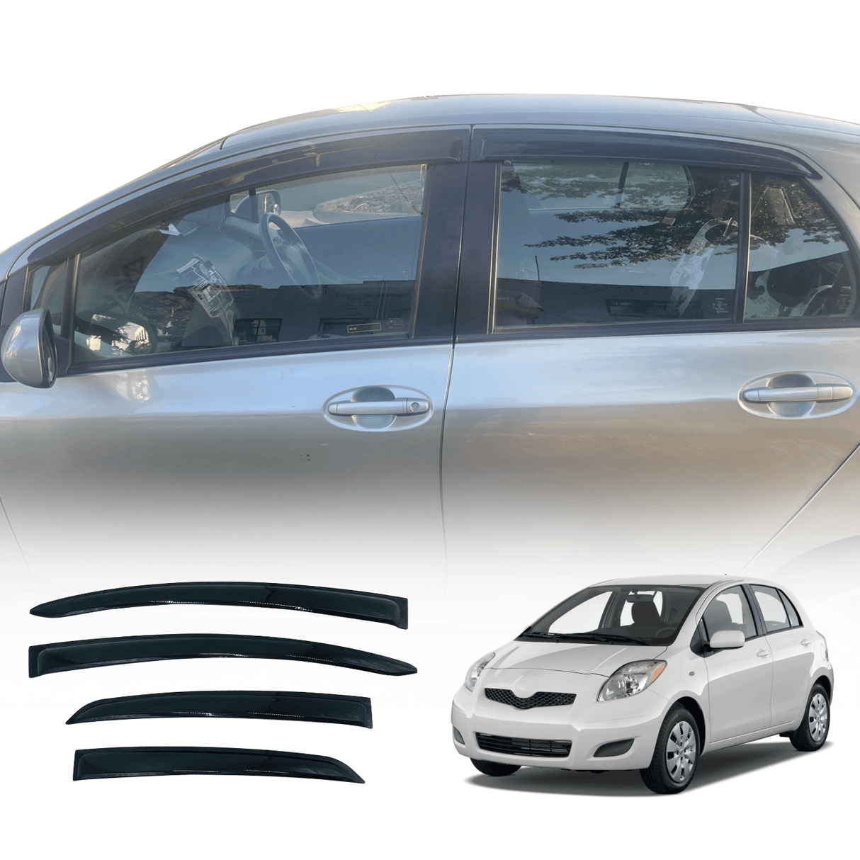 Weather Shields for Toyota Yaris Hatch 2005-2011