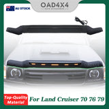 Bonnet Protector with LED Lights for Toyota LandCruiser 70 76 78 79 2007-2023