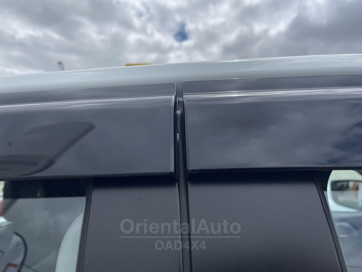 Injection Weather Shields for Mazda BT50 BT-50 Dual Cab 2020-Onwards