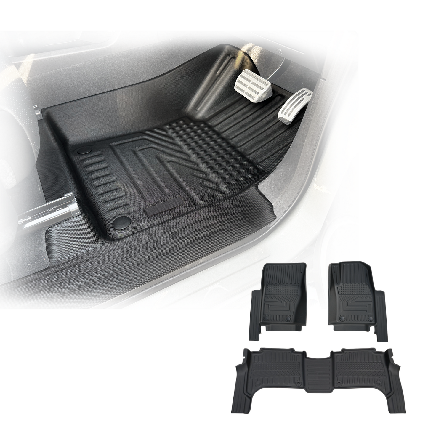 5D TPE Car Floor Mats for GWM Cannon Alpha 2024-Onwards