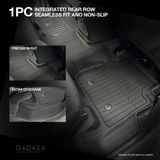 5D TPE Car Floor Mats for Ford Everest Next-Gen 2022-Onwards