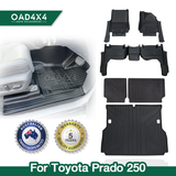 Pre-order 5D TPE Car Floor Mats for Toyota LandCruiser Prado 250 LC250 2024-Onwards