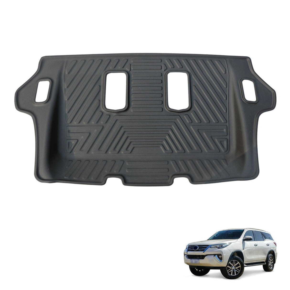 Third Row Car Floor Mats for Toyota Fortuner 2015-Onwards