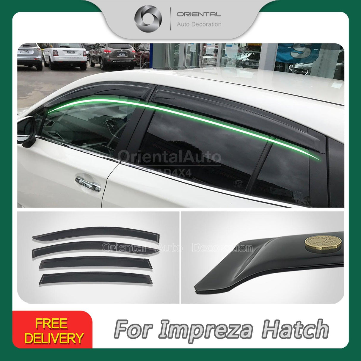 Weather Shields for Subaru Impreza G5 Series Hatch 2016-2022