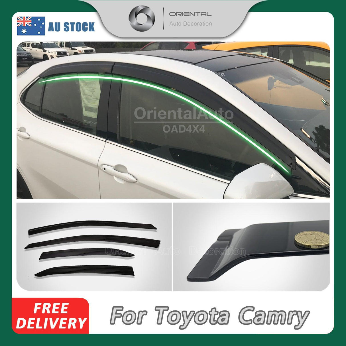 Injection Weather Shields For Toyota Camry 2017-2024