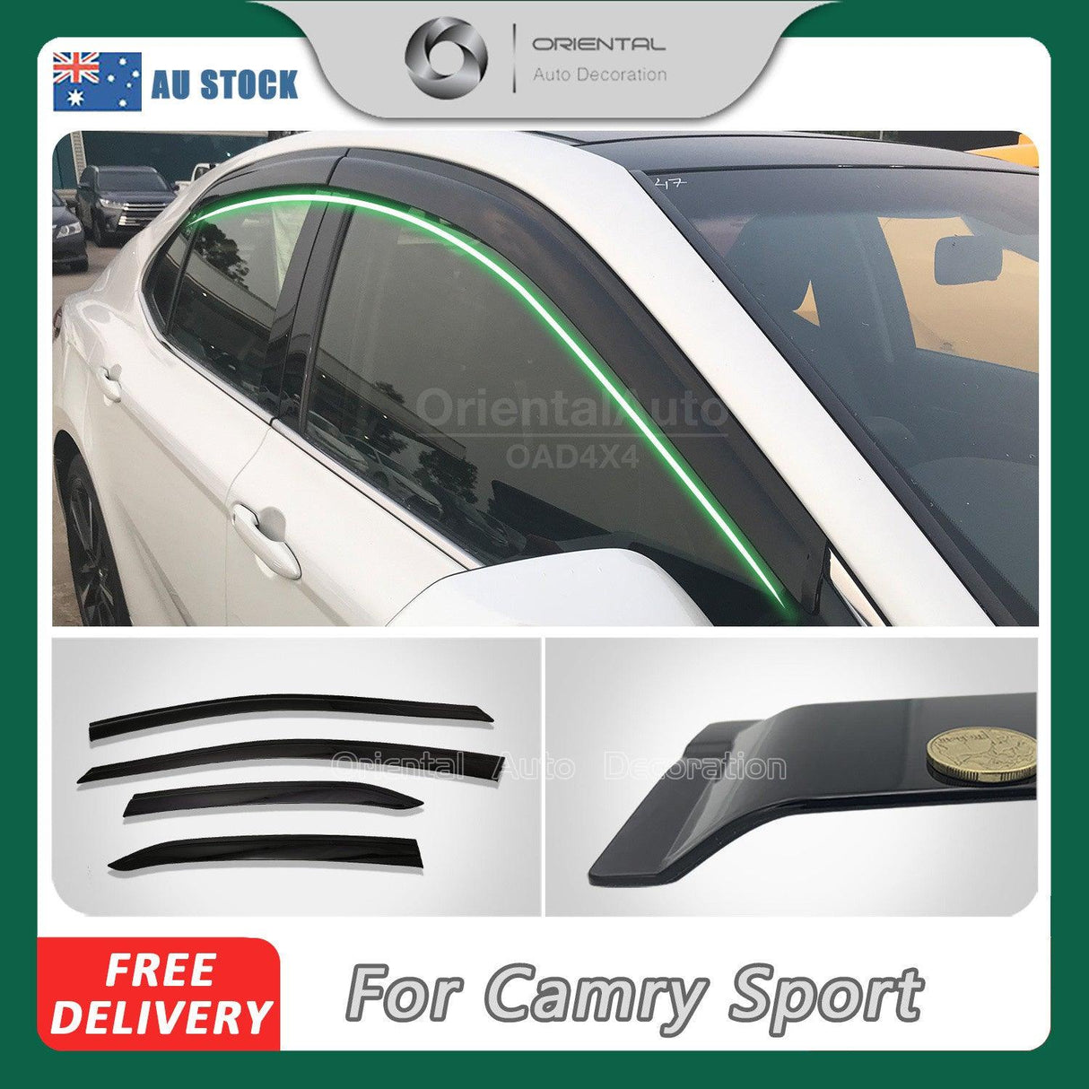 Injection Weather Shields For Toyota Camry Sport 2017-2024