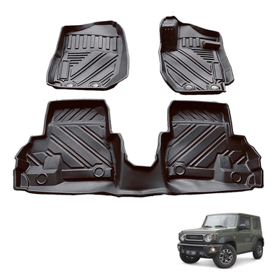 3D Car Floor Mats for Suzuki Jimny 3 Doors 2018-Onwards Premium Custom Car Floor Liners