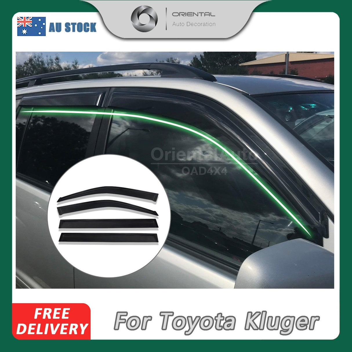 Weather Shields for Toyota Kluger 2003-2007