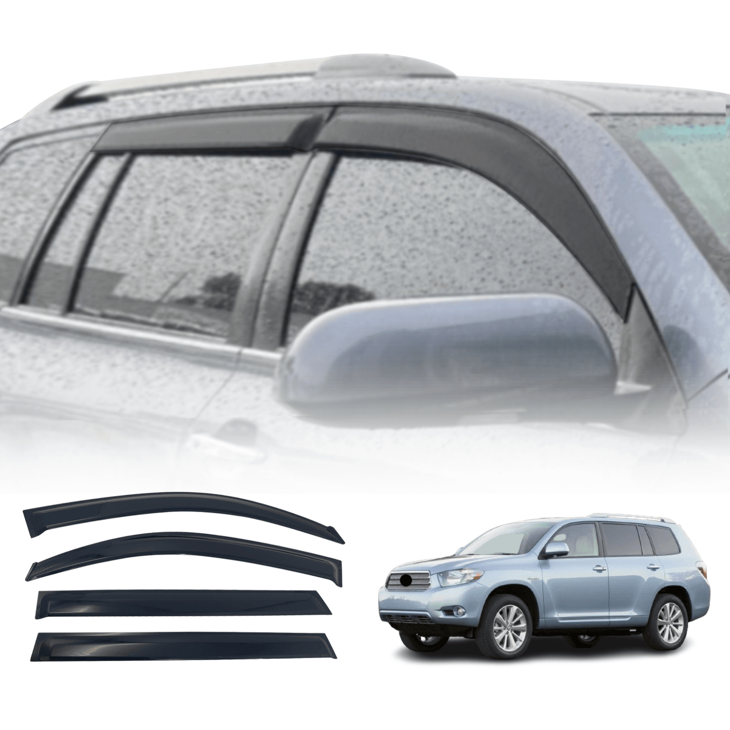 Weather Shields for Toyota Kluger 2007-2013