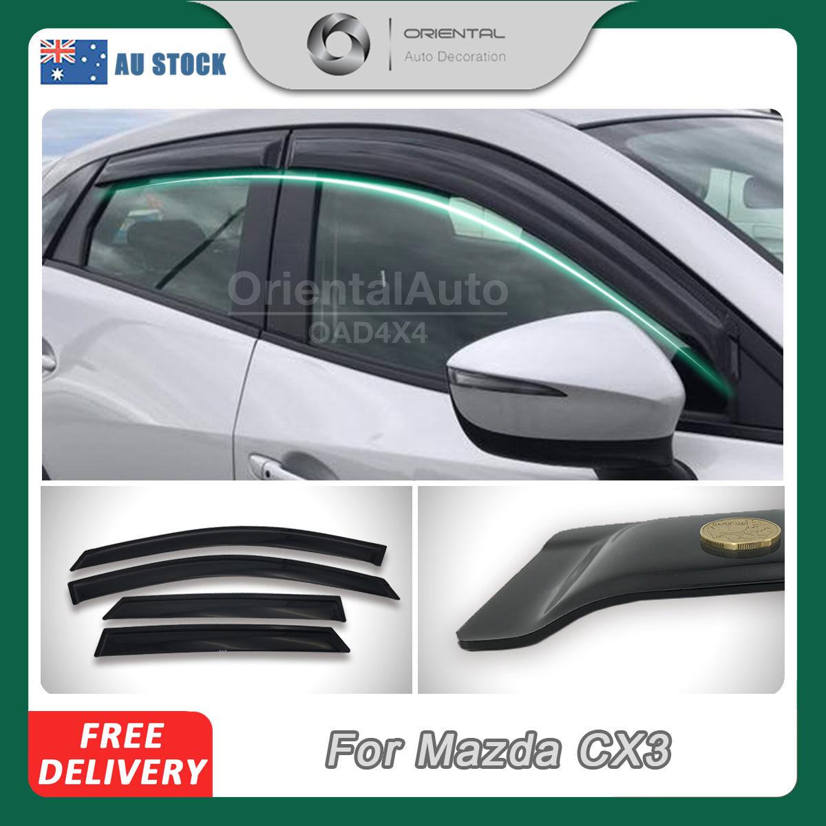 Weather Shields for Mazda CX3 CX-3 2015-Onwards