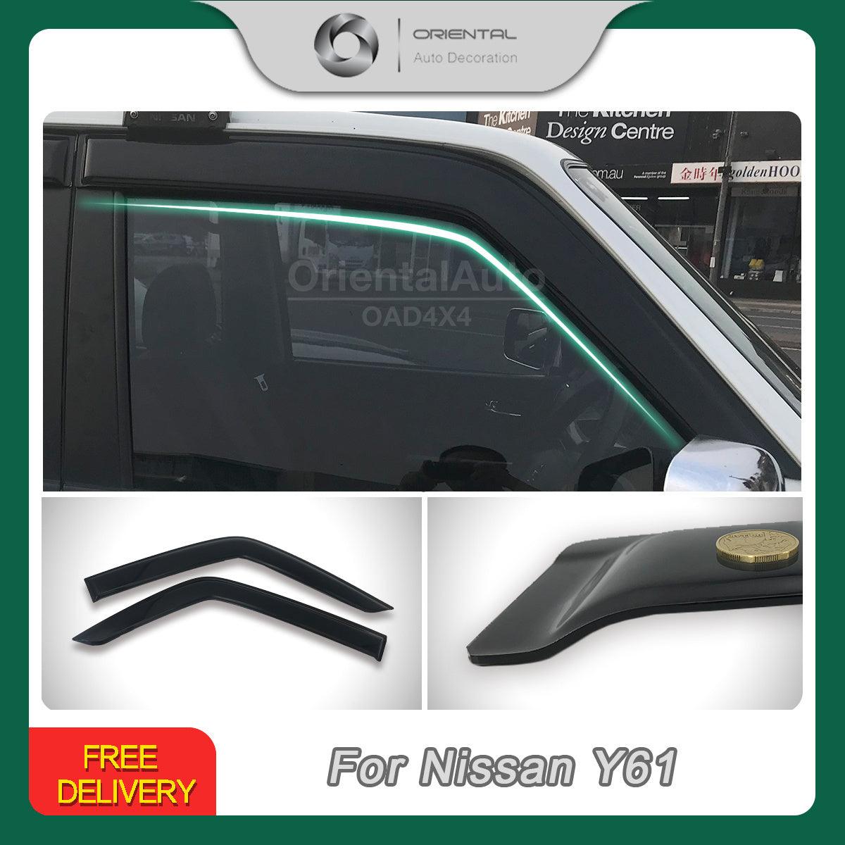 Weather Shields for Nissan Patrol GU Y61 1998-2016 2PCS