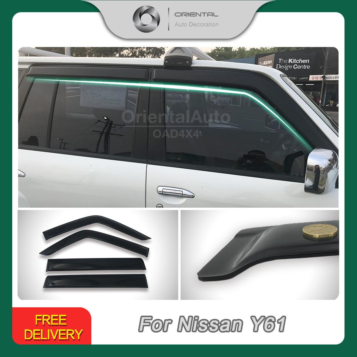 Weather Shields for Nissan Patrol Y61 GU 1998-2016