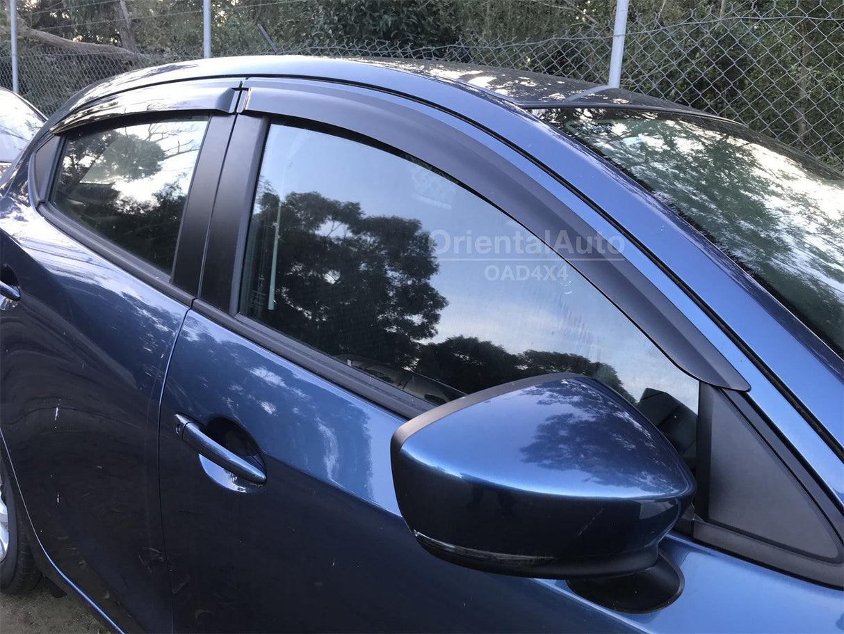 Injection Weather Shields for Mazda 2 Sedan 2014-Onwards