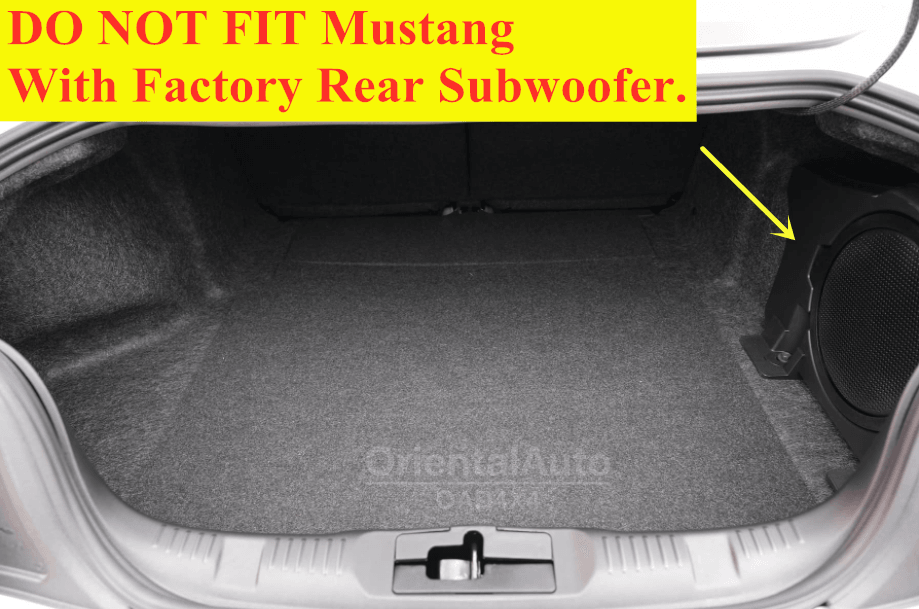 Boot Liner for Ford Mustang 2015-Onwards