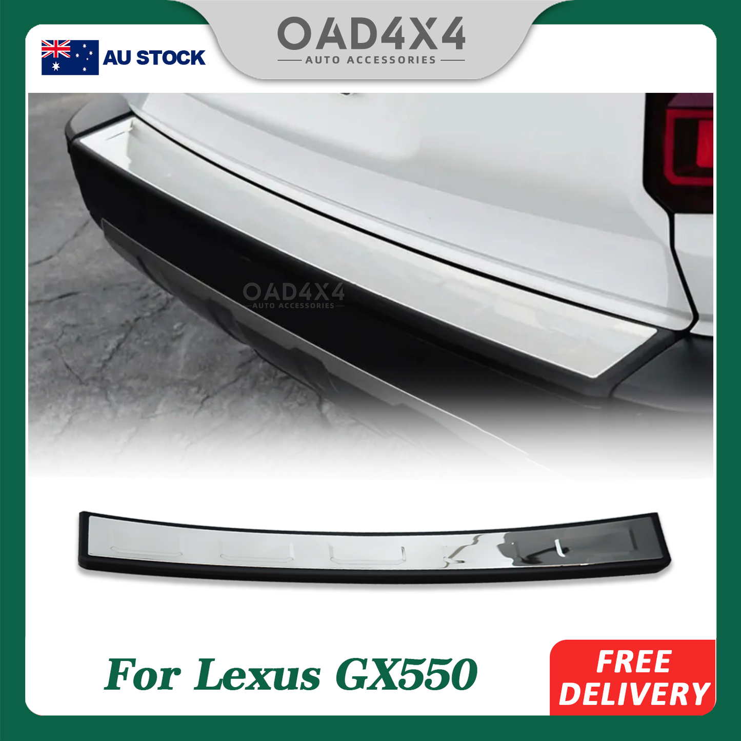 Pre-order Rear Bumper Step Plate for Lexus GX550 2024-Onwards