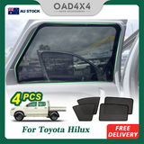 Magnetic Window Sun Shade for Toyota Hilux Dual Cab 2005-2015