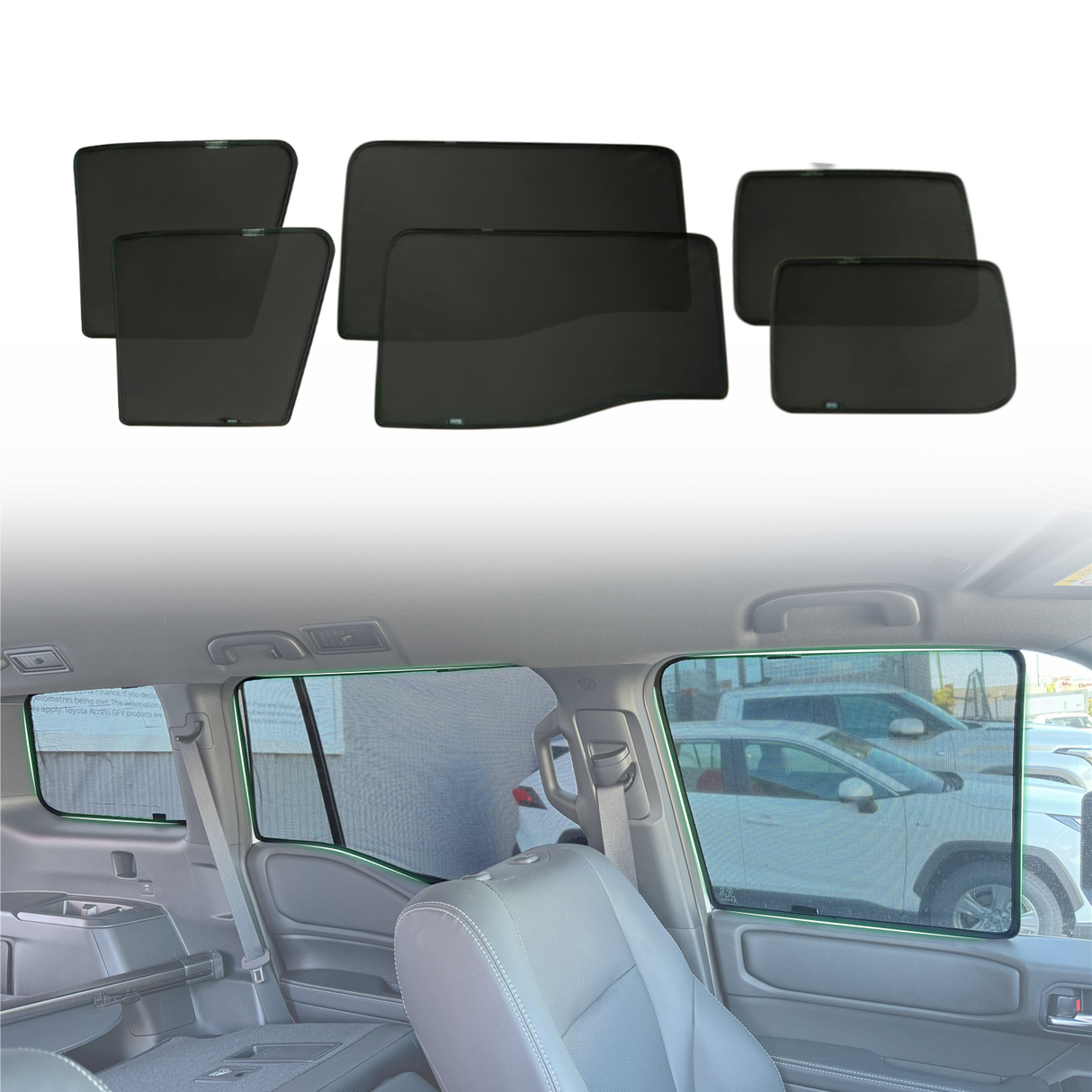 Pre-order Magnetic Window Sun Shade for Toyota Land Cruiser Prado 250 LC250 2024-Onwards