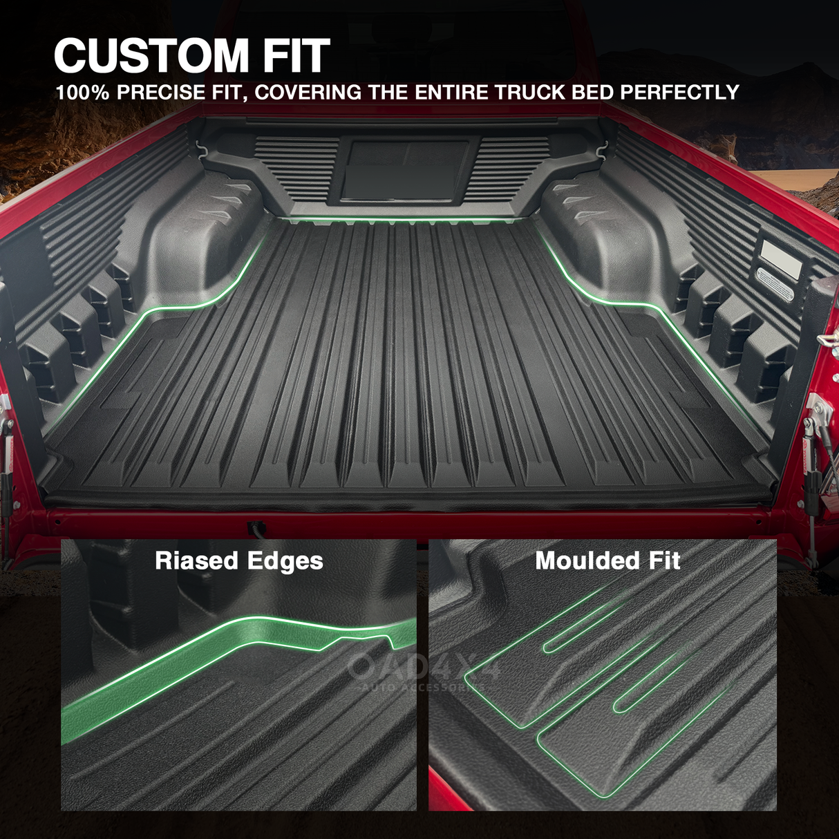 Ute Mat for Toyota Hilux Dual Cab GR Sport/Rogue/Rogue 48V 2015-Onwards