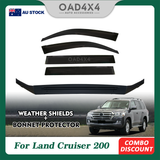 Bonnet Protector & Weather Shields for Toyota Landcruiser 200 Series 2016-2021