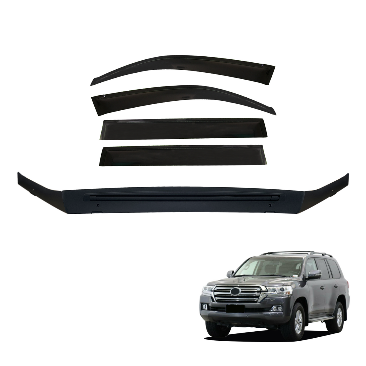 Bonnet Protector & Weather Shields for Toyota Landcruiser 200 Series 2016-2021