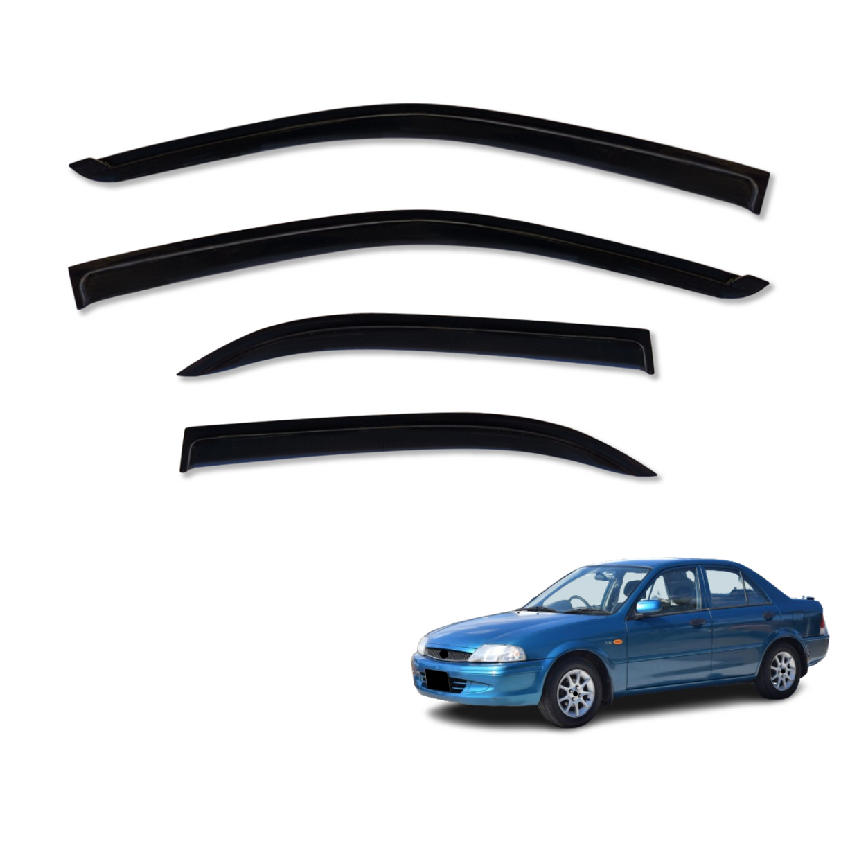 Weather Shields For Ford Laser Sedan 1998-2002