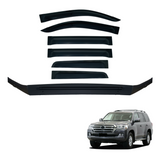 Bonnet Protector & Widened Luxury Weather Shields For Toyota Landcruiser 200 Series 2016-2021 6PCS