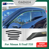 Weather Shields for Nissan X-Trail T33 2022-Onwards 6PCS