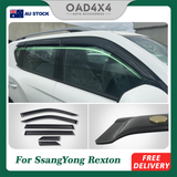 Weather Shields for KGM SsangYong Rexton 2018-Onwards 6PCS