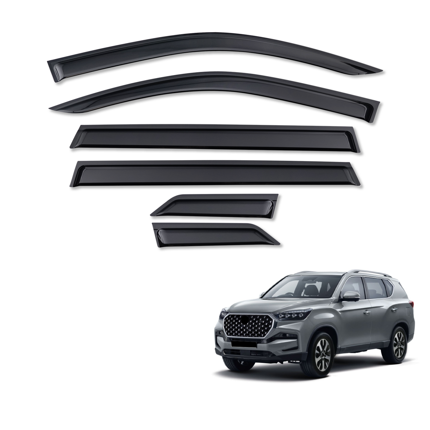 Pre-order Weather Shields for KGM SsangYong Rexton 2018-Onwards 6PCS