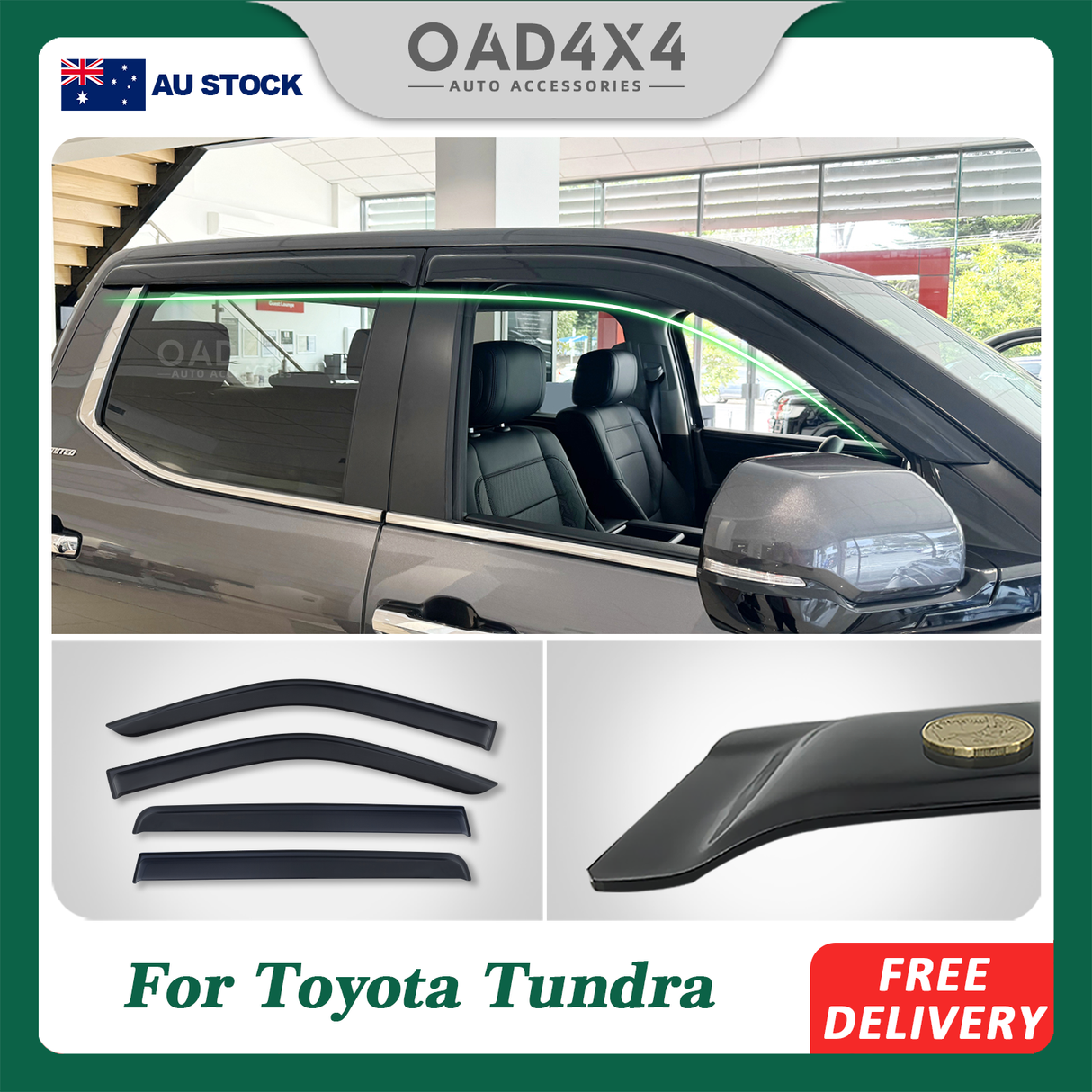 Weather Shields for Toyota Tundra 2022-Onwards