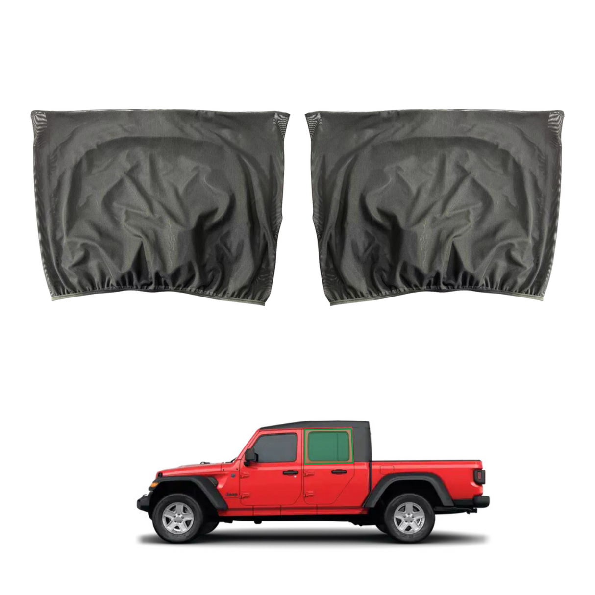 Car Window Sox Sun Shade for Jeep Gladiator 2020-Onwards