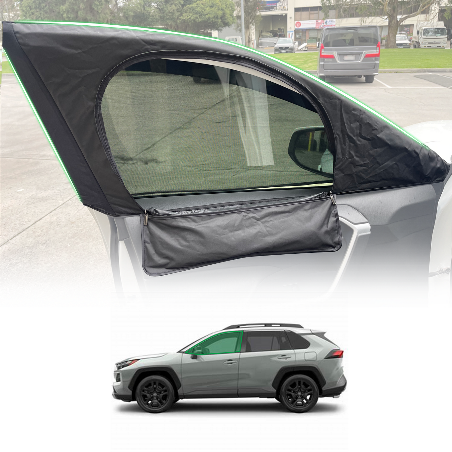 Camping Window Sox for Toyota RAV4 2019-Onwards