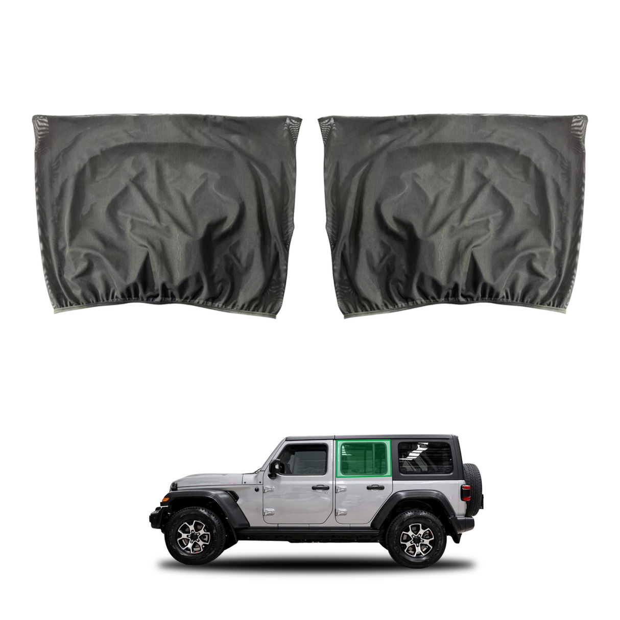 Car Window Sox Sun Shade for Jeep Wrangler JL Series 2018-Onwards