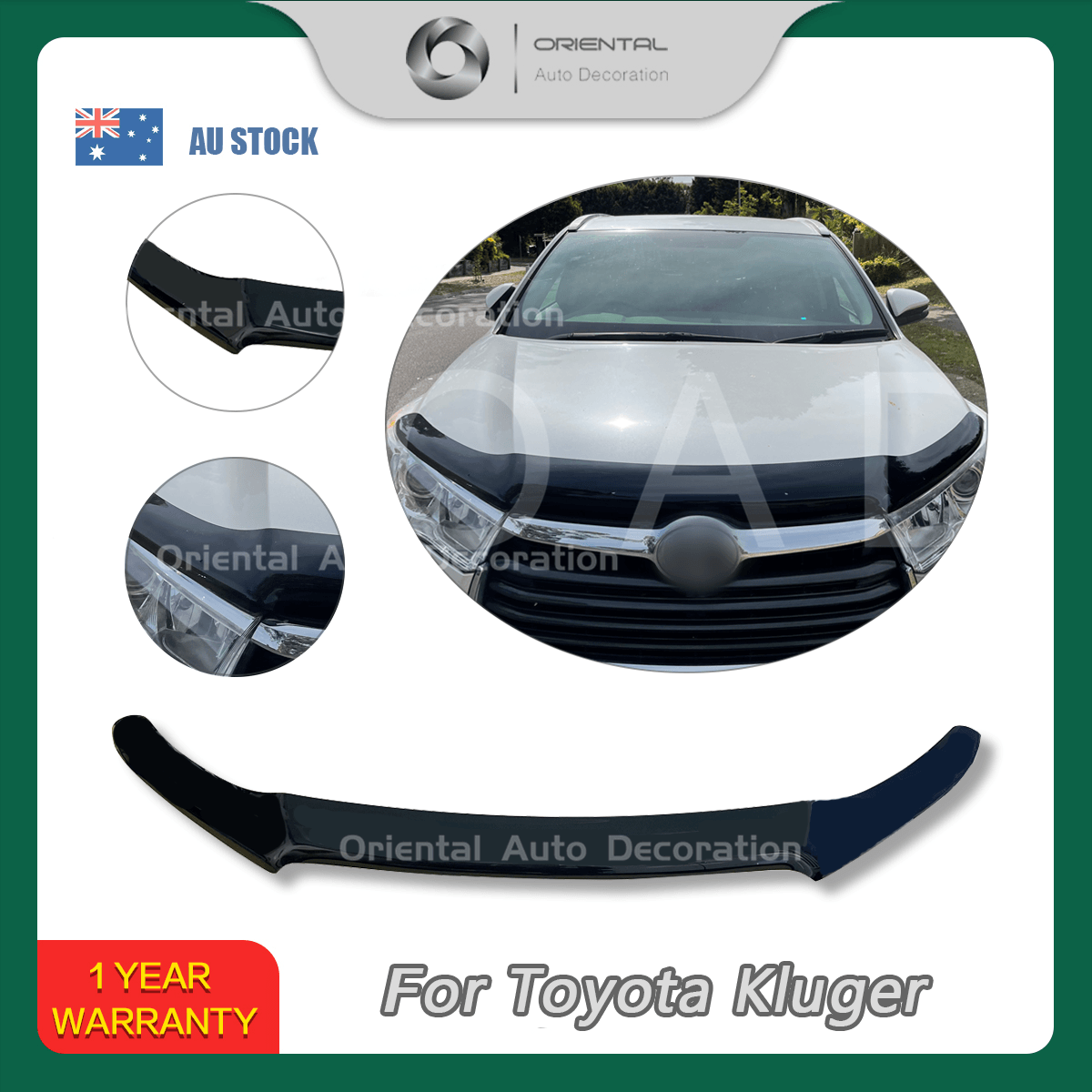 Bonnet Protector for Toyota Kluger 2013-2020 #PICK UP ONLY