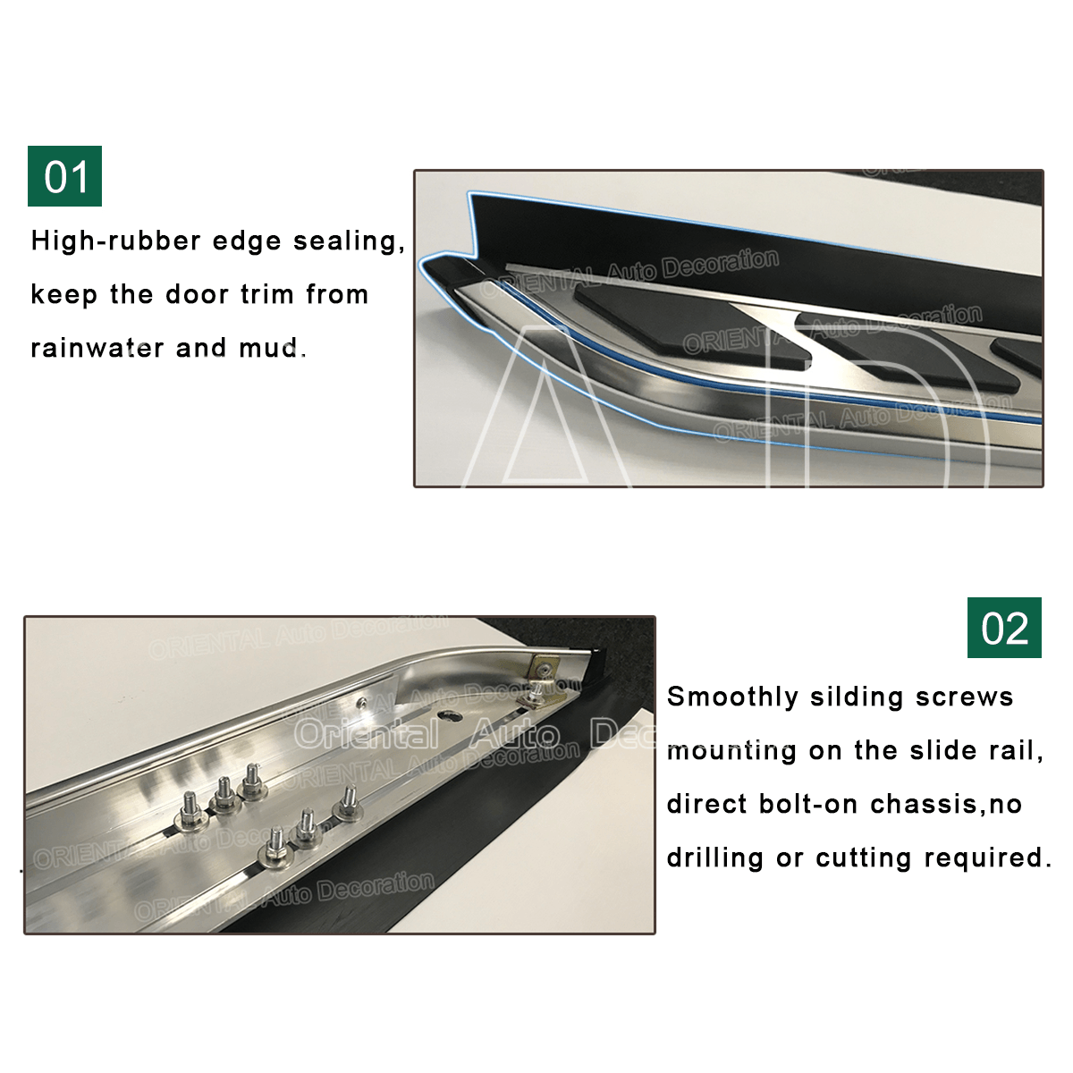 Side Steps for Toyota Kluger 2021-Onwards #66